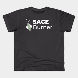 Sage Burner White Kids T-Shirt